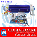 Air and water cooled electrode corona discharge ceramic ozone generator tube